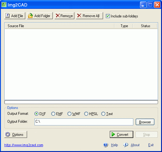 Img2CAD 7.2 screenshot